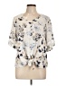 AB Studio Ivory Short Sleeve Blouse Size L - photo 1