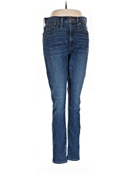 Madewell 11" High-Rise Skinny Jeans in Markland Wash: TENCEL&trade; Denim Edition (view 1)