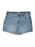 Nine West Blue Denim Shorts Size 14 - photo 1