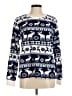 PatPat 100% Polyester Print Blue Pullover Sweater Size M - photo 1