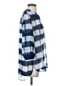 Banana Republic 100% Polyester Tie-dye Blue 3/4 Sleeve Blouse Size XS - photo 4
