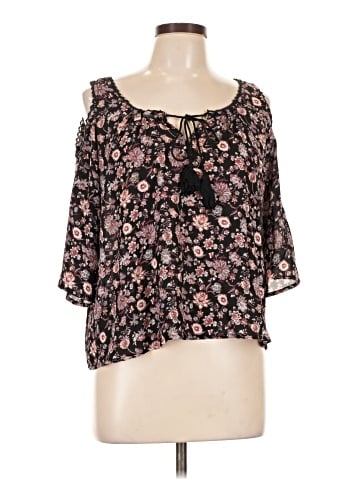 Paper Crane 3/4 Sleeve Blouse (view 1)