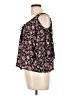 Paper Crane Black 3/4 Sleeve Blouse Size L - photo 5