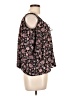 Paper Crane Black 3/4 Sleeve Blouse Size L - photo 4