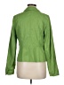 Ann Taylor LOFT 100% Cotton Green Blazer Size 8 - photo 2