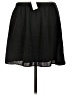 American Eagle Outfitters 100% Polyester Solid Black Casual Skirt Size L - photo 2