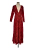we are LEONE 100% Silk Red Kimono Size Sm - Med - photo 1