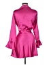 Zara 100% Polyester Solid Pink Cocktail Dress Size M - photo 2