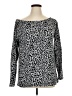Amaryllis Gray Long Sleeve Top Size XL - photo 1
