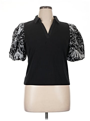 Marc New York Andrew Marc Short Sleeve Blouse (view 1)