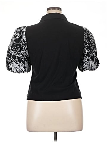 Marc New York Andrew Marc Short Sleeve Blouse (view 2)