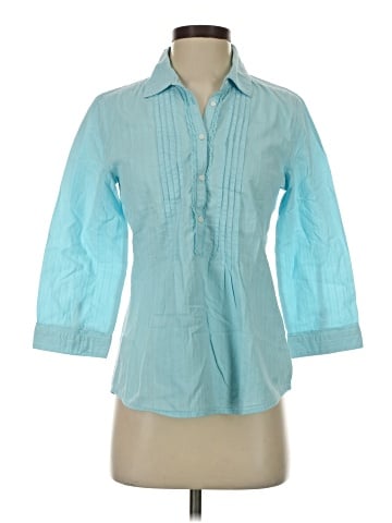 Tommy Hilfiger 3/4 Sleeve Button-Down Shirt (view 1)