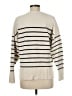 Zara Stripes Ivory Turtleneck Sweater Size M - photo 2