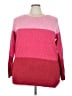 Torrid Color Block Pink Pullover Sweater Size 3X Plus (3) - photo 1