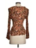 VICI 100% Rayon Brown Long Sleeve Blouse Size XS - photo 2