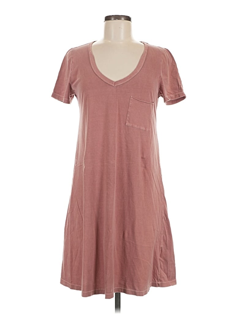 Pre-owned T.la Casual Dress In Burgundy