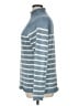 L.L.Bean 100% Cotton Stripes Blue Turtleneck Sweater Size XL - photo 5