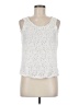 Impressions 100% Polyester Ivory Sleeveless Blouse Size M - photo 1