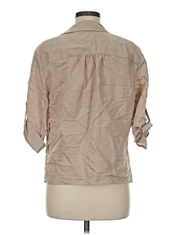 INC International Concepts 3/4 Sleeve Button-Down Shirt (view 2)