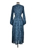 Unbranded 100% Polyester Blue Casual Dress Size M - photo 2