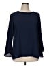 MICHAEL Michael Kors Blue 3/4 Sleeve Blouse Size XL - photo 1