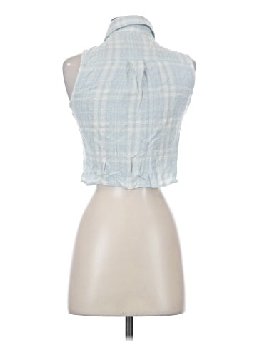 Ultra Flirt Sleeveless Button-Down Shirt (view 2)