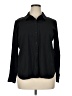 Lyssé Black Long Sleeve Button-Down Shirt Size XL - photo 1