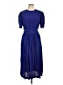 Karin Stevens 100% Rayon Blue Cocktail Dress Size 10 - photo 1