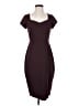 Express Outlet Solid Burgundy Cocktail Dress Size S - photo 1
