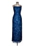 Scala Stars Blue Cocktail Dress Size L - photo 1