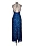 Scala Stars Blue Cocktail Dress Size L - photo 2