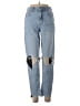American Eagle Outfitters Color Block Blue Jeans Size 2 - photo 1