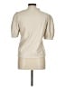 Steve Madden Ivory 3/4 Sleeve Button-Down Shirt Size M - photo 2