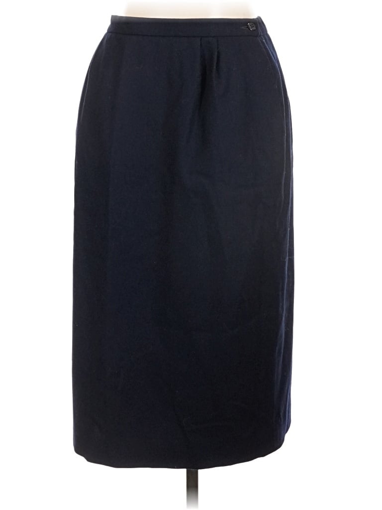 Pre-owned Pendleton Wool Skirt In Blue