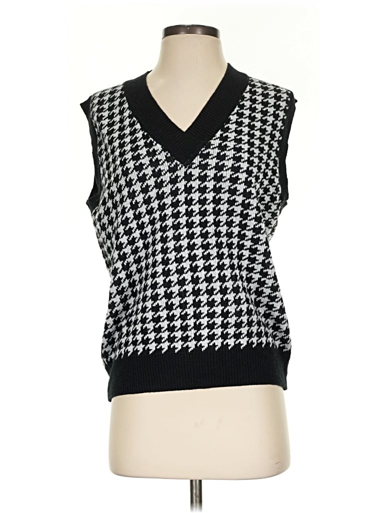 Pre-owned A. Byer Sweater Vest In Black