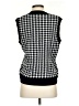 A. Byer 100% Acrylic Houndstooth Black Sweater Vest Size S - photo 2