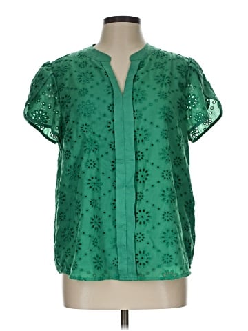 Kate Kasin Short Sleeve Blouse (view 1)