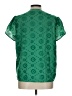 Kate Kasin Green Short Sleeve Blouse Size L - photo 2