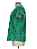 Kate Kasin Green Short Sleeve Blouse Size L - photo 5