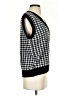 A. Byer 100% Acrylic Houndstooth Black Sweater Vest Size S - photo 4