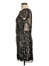 Unbranded 100% Polyester Silver Cocktail Dress Size L - photo 5