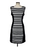 Express Stripes Black Casual Dress Size L - photo 2