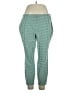 A New Day Houndstooth Teal Casual Pants Size 17 - photo 1