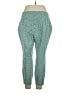 A New Day Houndstooth Teal Casual Pants Size 17 - photo 2