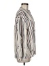 Reiss Stripes Silver Long Sleeve Blouse Size 6 - photo 4