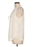 Banana Republic 100% Polyester Ivory Sleeveless Blouse Size L - photo 5