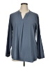 Timeson 100% Polyester Blue Long Sleeve Blouse Size XL - photo 1