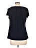 Liz McCoy Black Short Sleeve Top Size L - photo 2