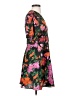 Zara 100% Polyester Floral Orange Cocktail Dress Size XS - photo 4