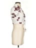 Forever 21 100% Rayon Floral Ivory Short Sleeve Blouse Size S - photo 4